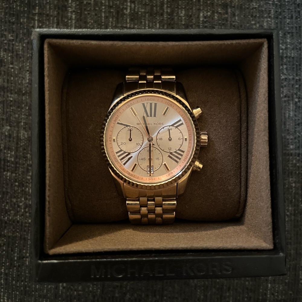 Michael Kors Rose Gold Tone Watch - Never Worn